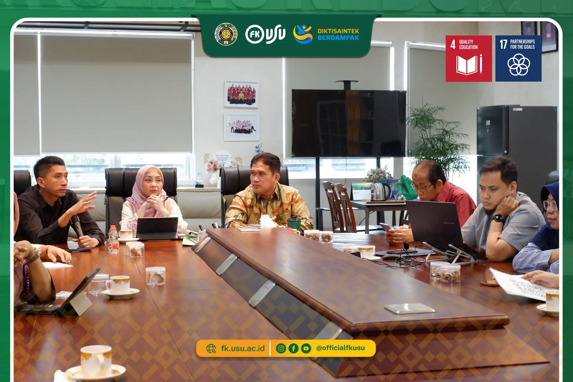 Sinergi Dekanat dan Program Studi, FK USU Bahas Penentuan Dosen Homebase